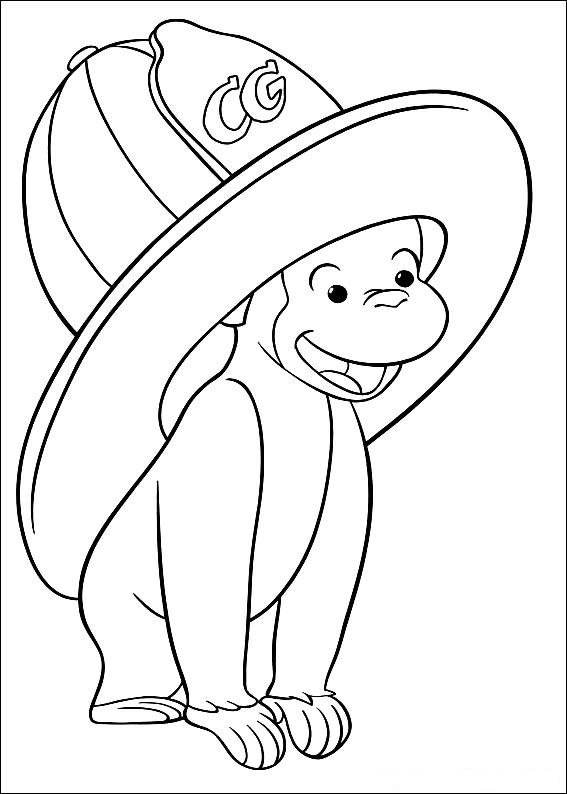 567x794 Kids N Coloring Pages Of Curious George