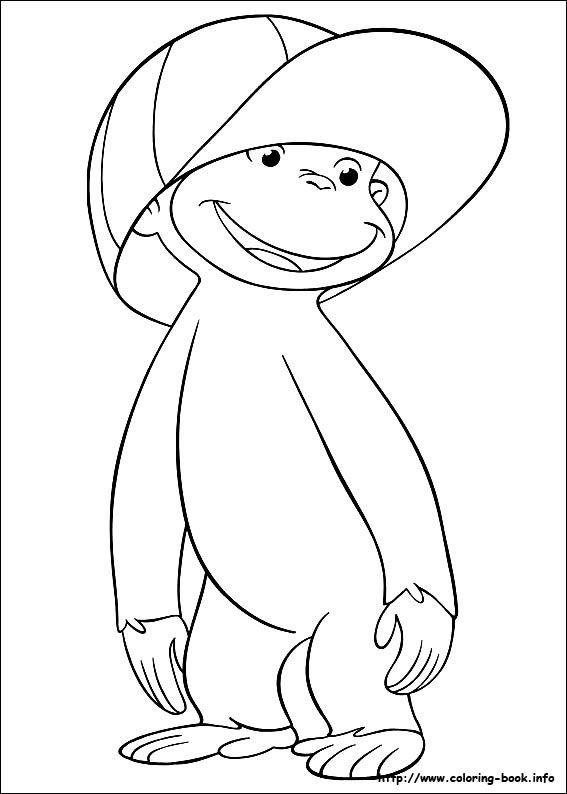 567x794 Curious George Coloring Picture Christmas Coloring Pages More