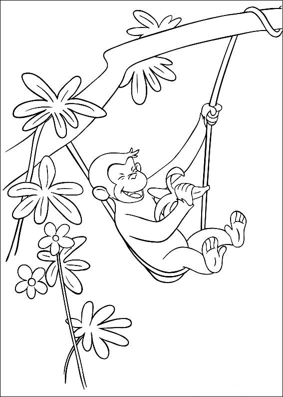 567x794 Kids N Coloring Pages Of Curious George