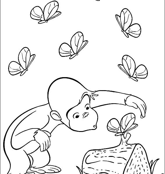 567x600 Curious George Coloring Pages Download Coloring Pages