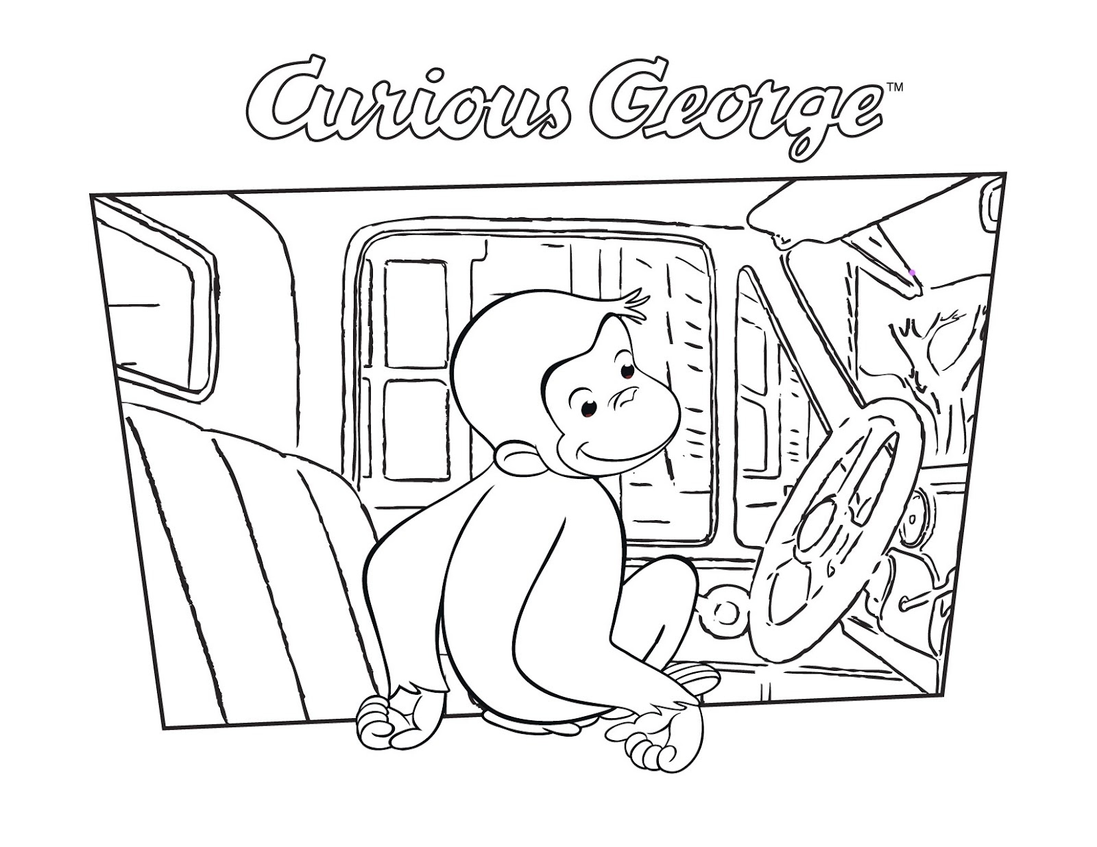 Curious George Birthday Coloring Pages Coloring Pages 0 | The Best Porn ...