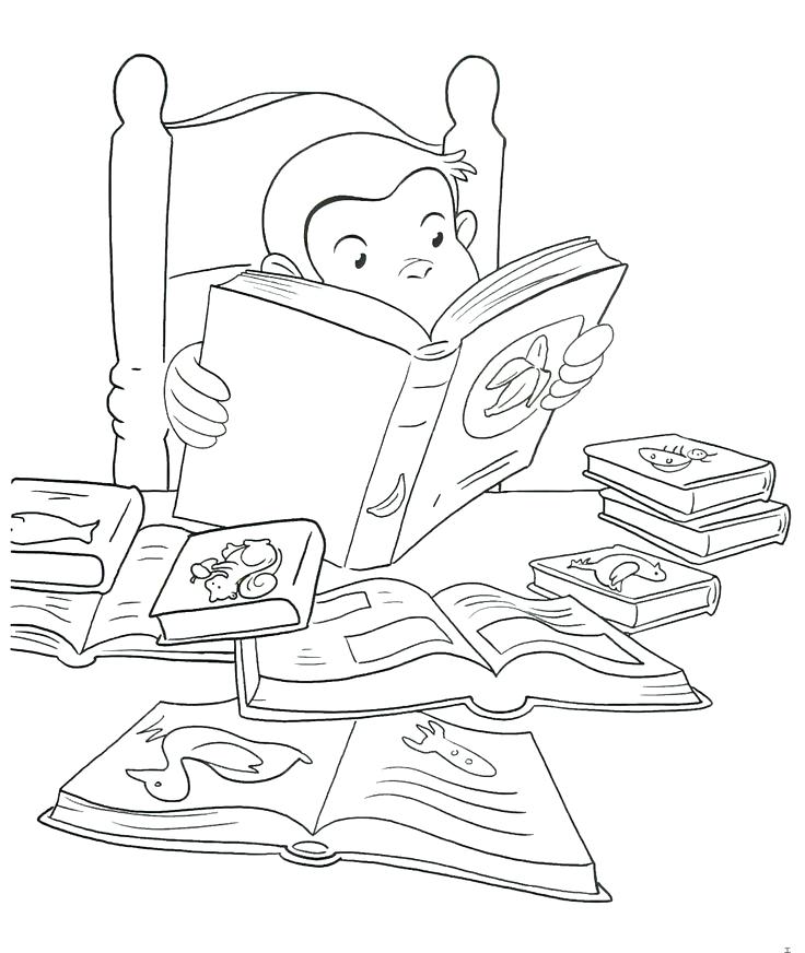 736x872 Curious George Coloring Book Curious Color Pages Curious Coloring