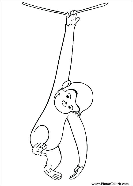 567x794 Curious George Coloring Pages Curious Coloring Pages Drawings