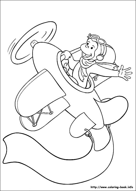 567x794 Curious George Coloring Picture Coloring And Activities