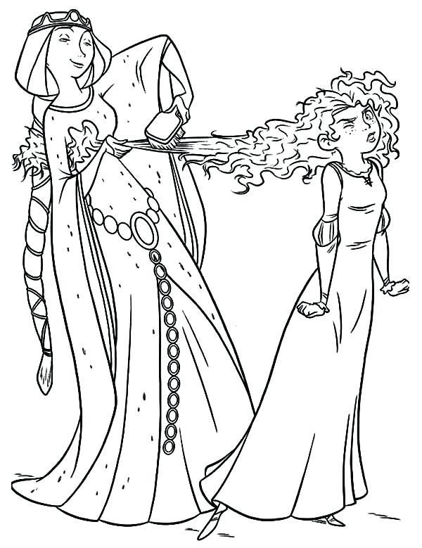 600x779 Hair Coloring Pages