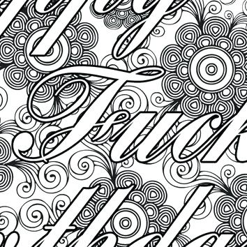 354x354 Good Adult Swear Word Coloring Pages And Printable Adult Coloring