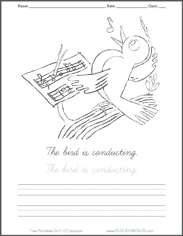 632x815 Writing Cursive Coloring Pages Free Printable Coloring Sheet