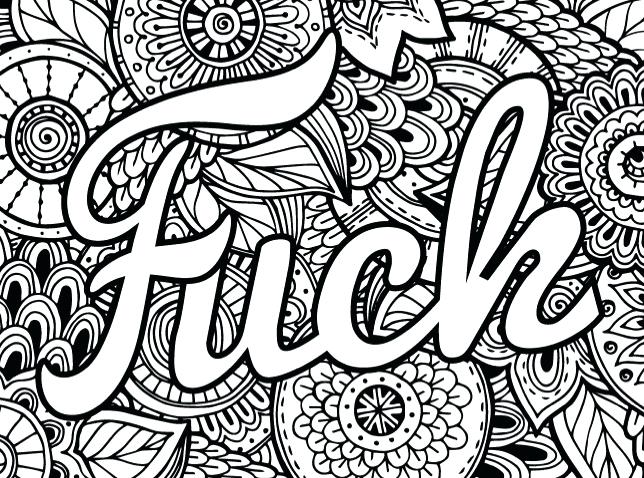 644x478 Swear Word Coloring Pages Free Download Contemporary Decoration