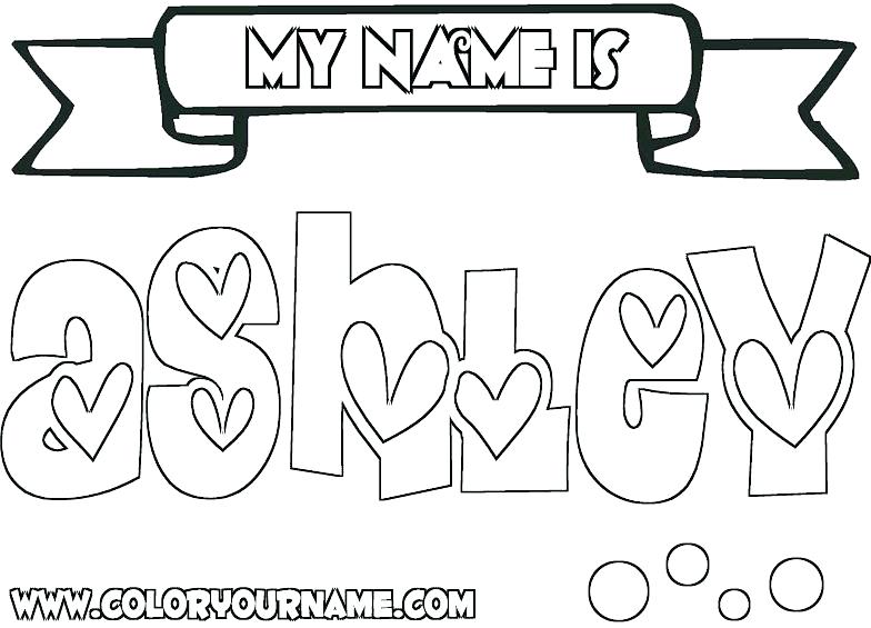 784x565 Printable Name Coloring Pages Personalized Coloring Pages
