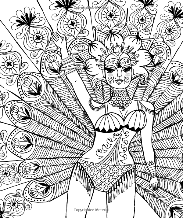 600x713 Just Add Color Carnival Original Illustrations To Color