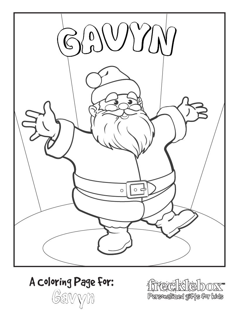 816x1056 Unbelievable Personalized Christmas Printable Coloring Pages U