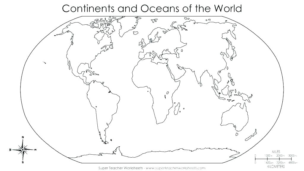 1024x576 Cut Out Continents Coloring Page