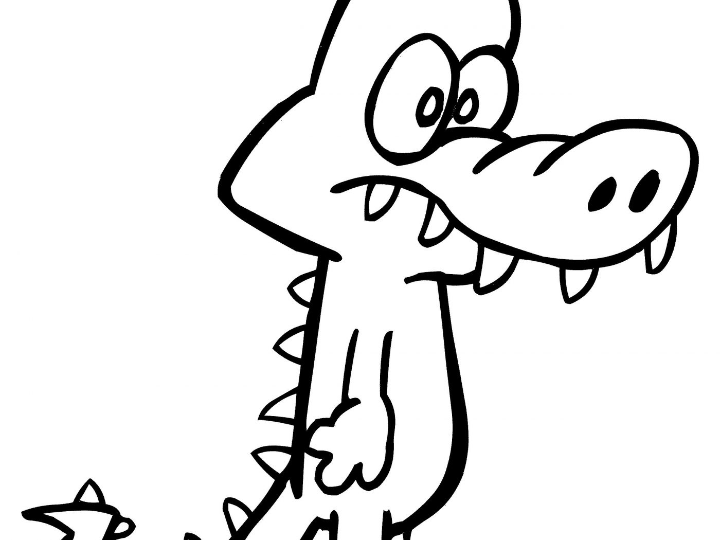 1400x1050 Top Alligator Colorings Free Coloring Pages For Adults Printable