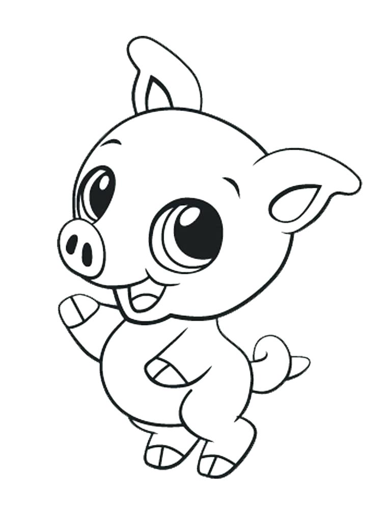 750x1000 Cute Baby Animal Coloring Pages Cute Ba Animal Coloring Pages