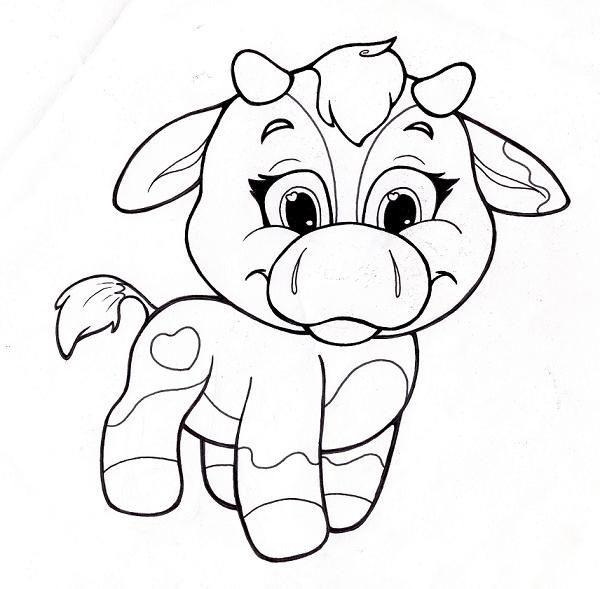600x589 Baby Animal Coloring Pages To Print Zoo Animals