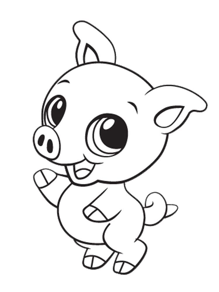 750x1000 Coloring Pages Cute Animals