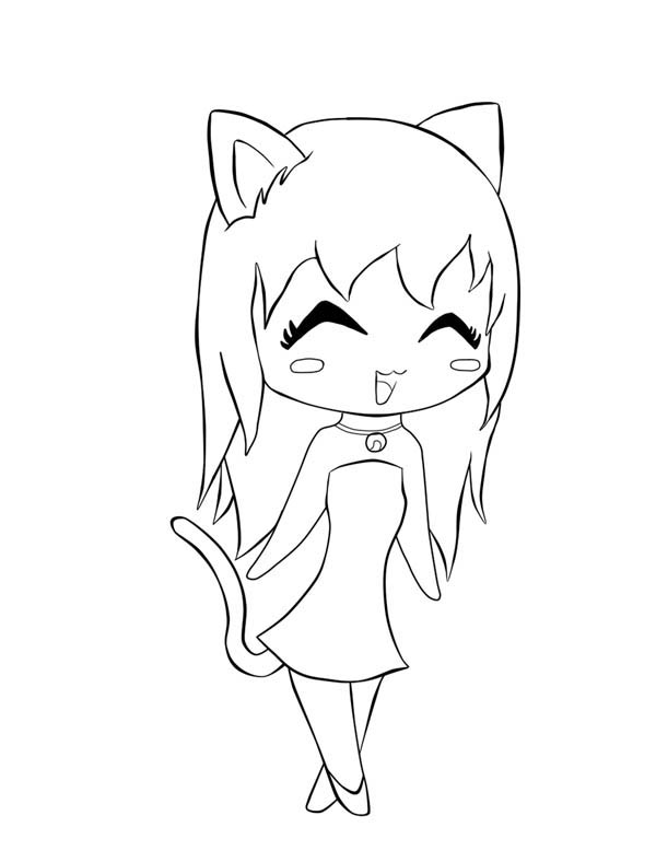 600x788 Chibi Animal Coloring Pages