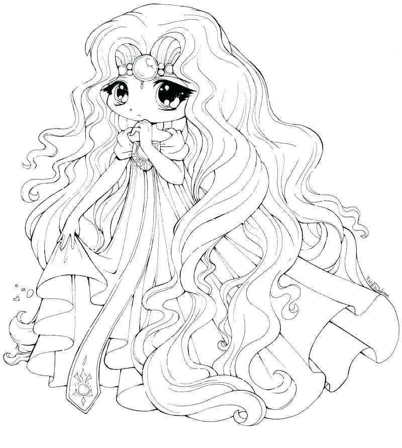 Cute Anime Coloring Pages To Print at GetDrawings | Free download