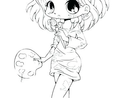 Cute Anime Coloring Pages To Print at GetDrawings | Free download