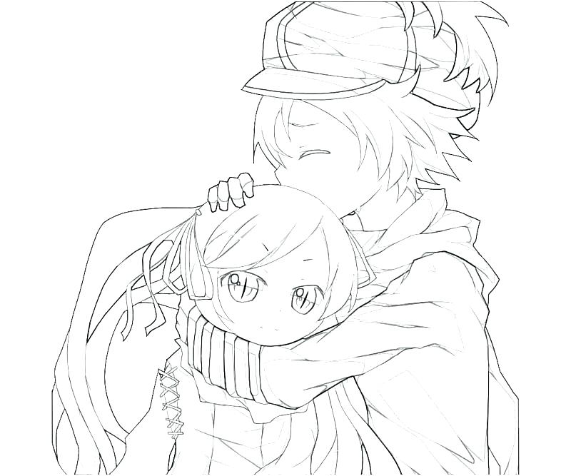 800x667 Anime Couples Hugging Coloring Pages Cute To Print Astounding Best