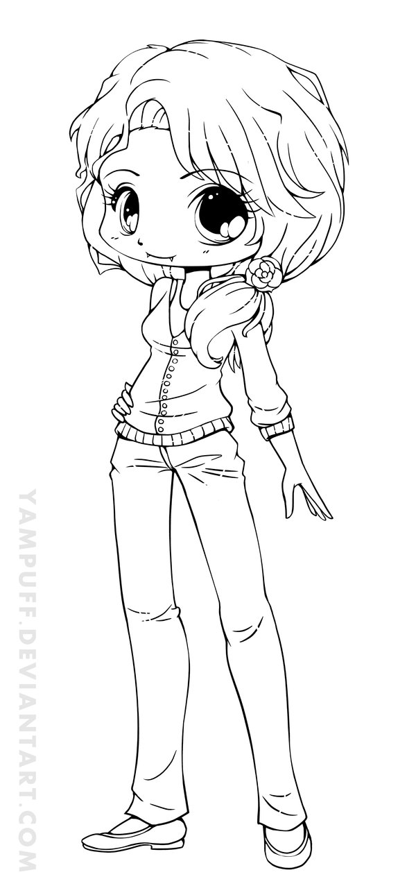 600x1290 Anime Girl Chibi Coloring Pages Bgcentrum