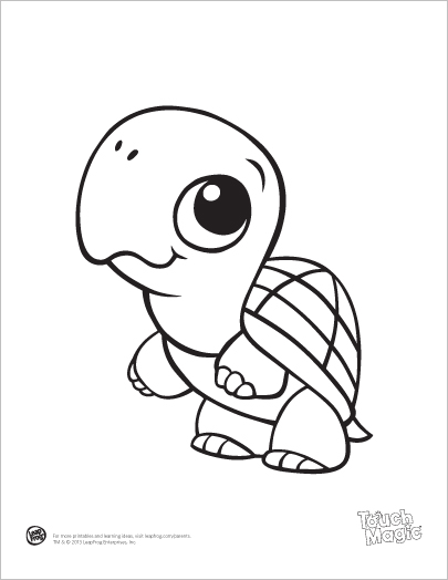405x524 Learning Friends Turtle Coloring Printable From Leapfrog