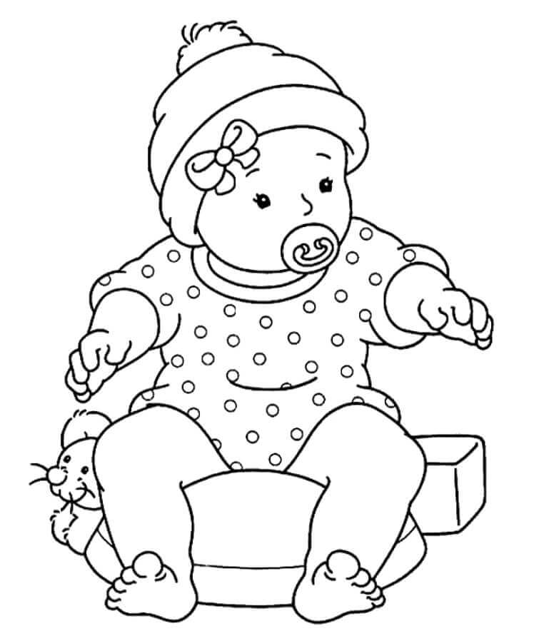 762x898 Cute And Latest Baby Coloring Pages