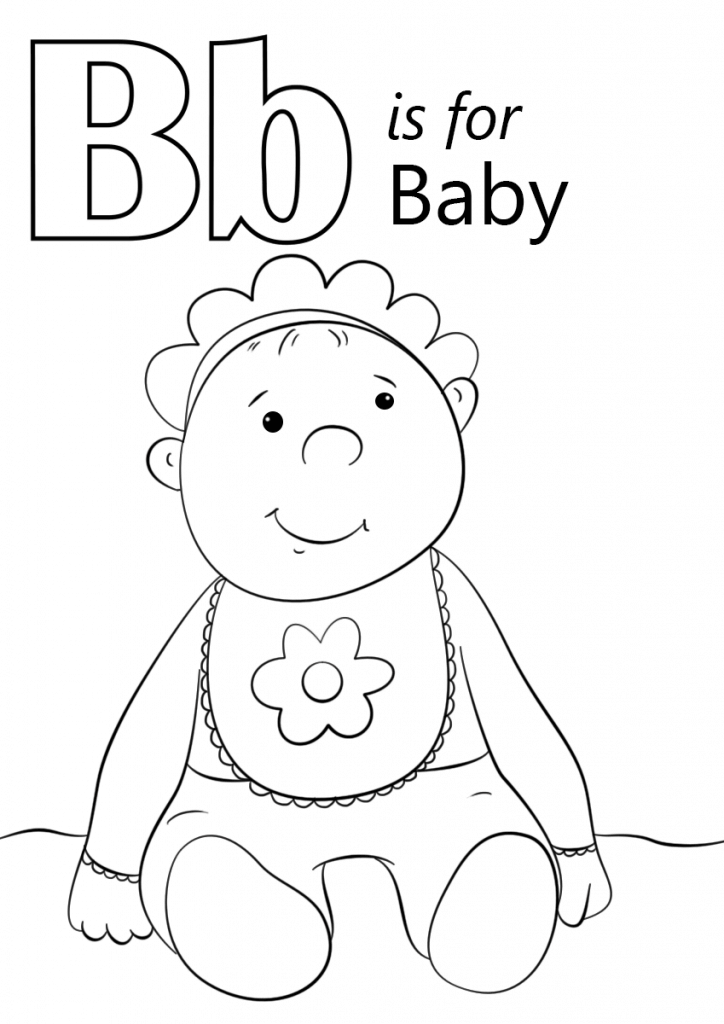 724x1024 Cute And Latest Baby Coloring Pages
