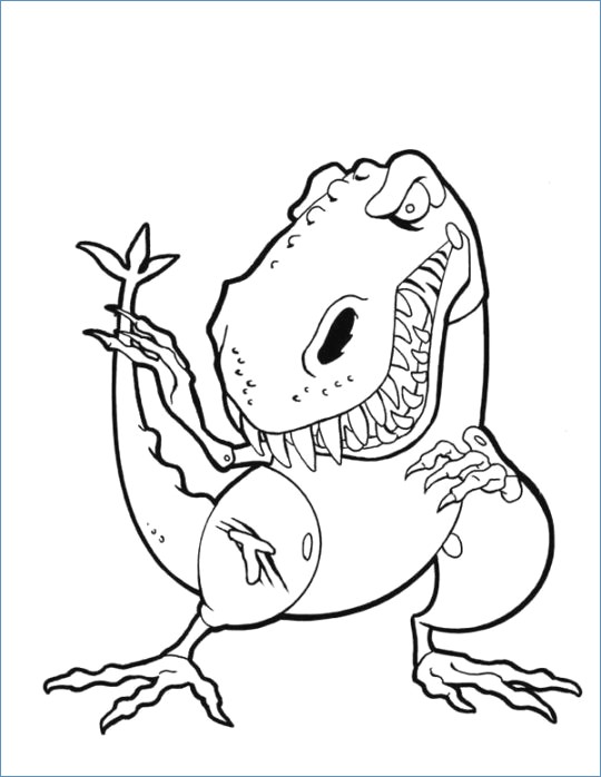 540x698 Cute Baby T Rex Dinosaur Coloring Pages