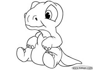 300x224 Cute Baby Dinosaurs Coloring Pages