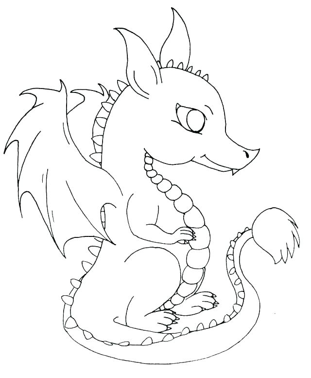640x777 Dragons Coloring Pages Lovely Cute Baby Dragon Coloring Pages