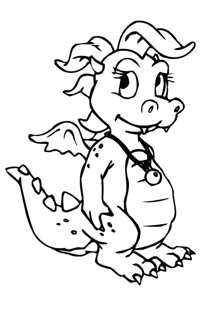 723x1024 Wonderful Dragons Coloring Pages Cute Dragon Coloring Pages Dragon