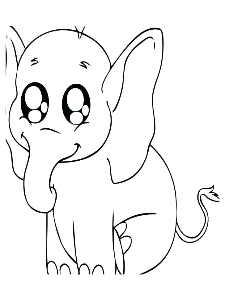 728x971 Cute Elephant Coloring Pages Best Cute Baby Elephant Coloring
