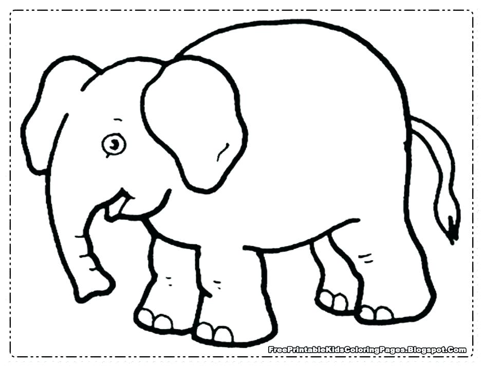 940x714 Cute Elephant Coloring Pages Cute Elephant Coloring Pages