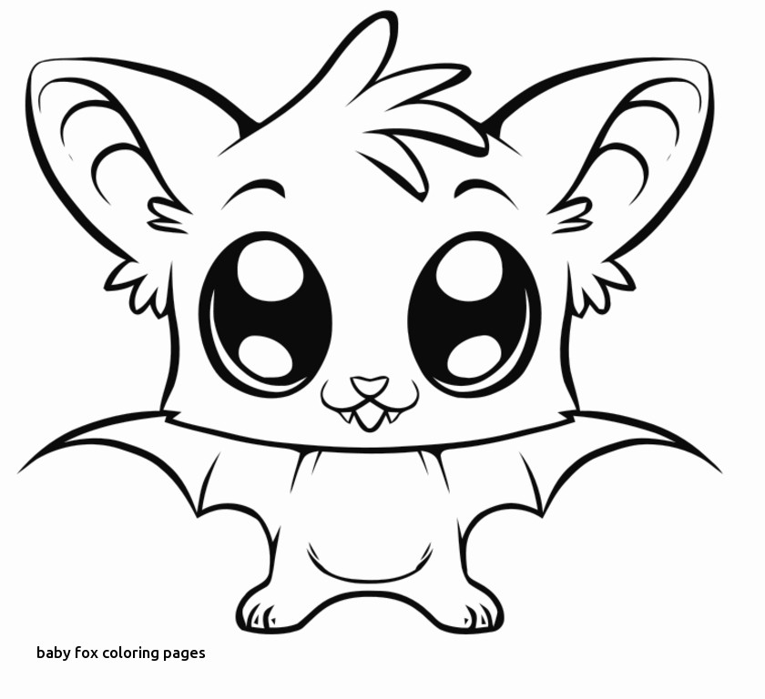 840x768 Image Detail For Coloring Pages Of Cute Baby Animals For Baby Fox