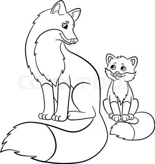 302x320 Baby Fox Coloring Pages Elegant Coloring Pages Wild Animals Mother