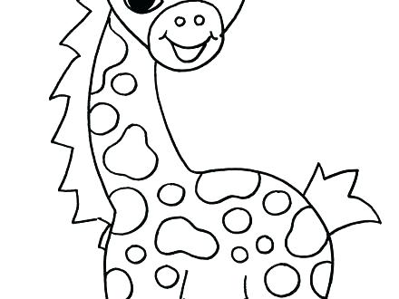 440x330 Cute Giraffe Coloring Pages Cute Baby Giraffe Coloring Pages