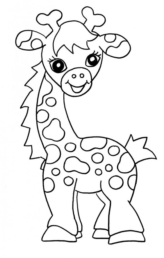 564x887 Baby Giraffe Coloring Page Got Coloring Pages