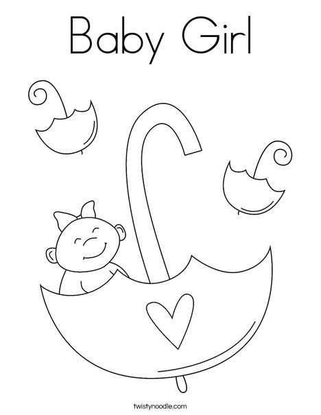 468x605 Baby Girl Coloring Page Baby Shower
