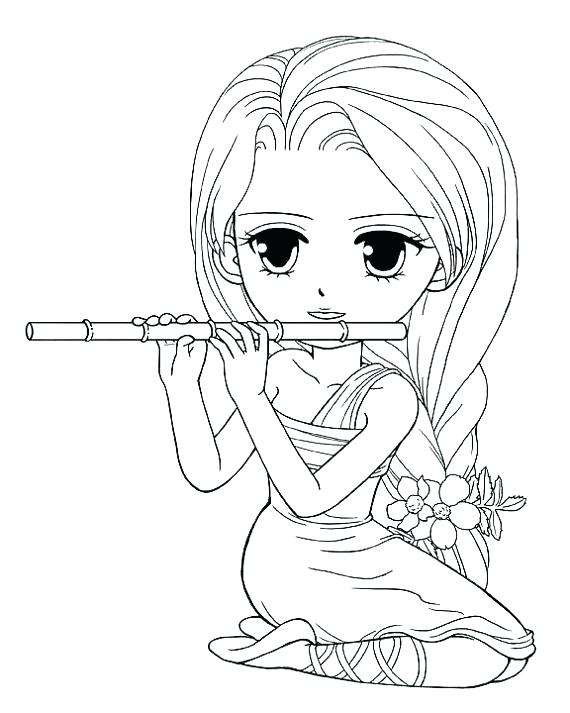 570x713 Cute Girl Coloring Pages Coloring Pages For Girls In Addition