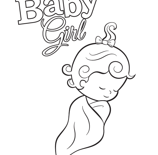 612x600 Baby Girl Coloring Pages Ba Girl Coloring Pages Disney Ba Coloring