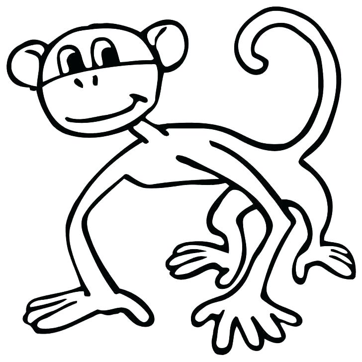 728x728 Monkey Coloring Book And Spider Monkey Coloring Pages Coloring