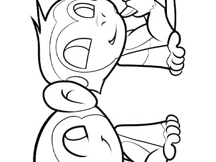 440x330 Baby Monkey Coloring Pages Coloring Picture Of A Monkey Monkey