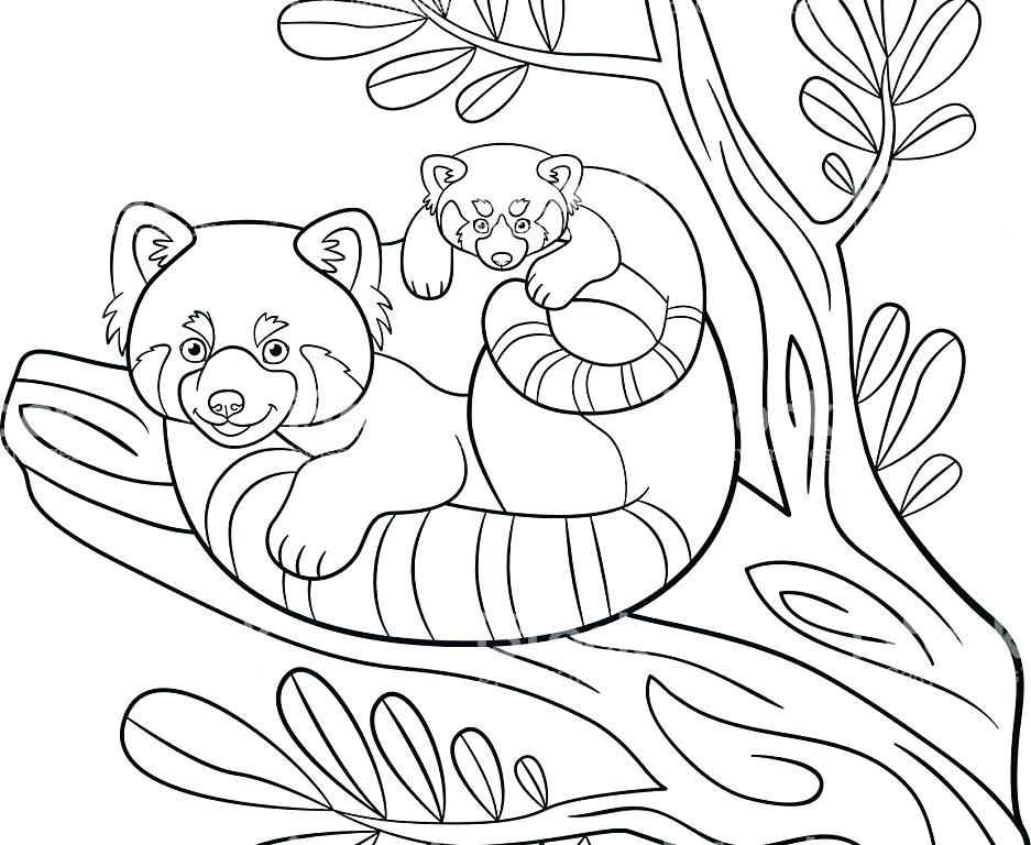 937x768 Panda Coloring Page Cute Baby Panda Coloring Pages Page Free