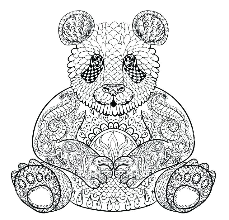 736x706 Cute Panda Coloring Pages Yongtjun