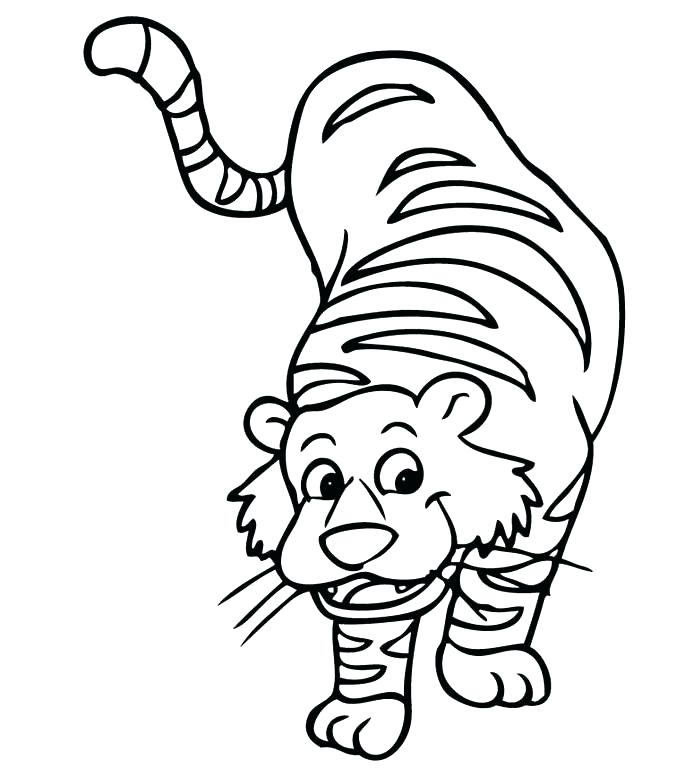 700x776 Cute Tiger Coloring Pages Cute Tiger Coloring Pages Tiger Template
