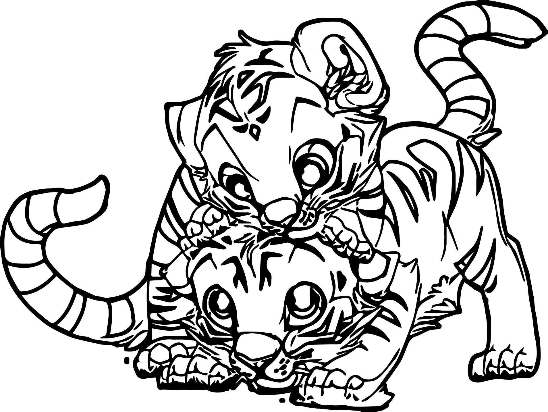 1908x1434 Coloring Pages Of Cute Baby Tigers Coloring Pages