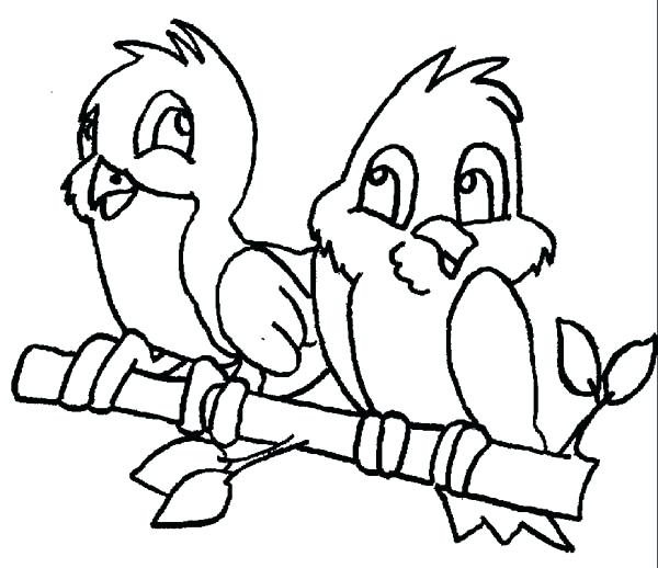 600x518 Cute Bird Coloring Pages Cute Bird Coloring Pages Cute Bird