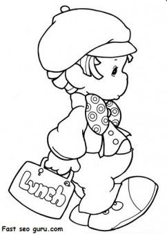 242x338 Precious Moments Cute Boy Coloring Pages