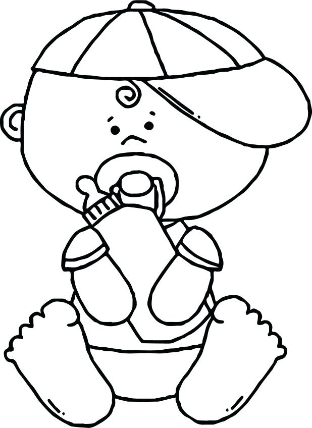 618x848 Baby Boy Coloring Pages